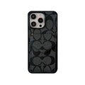 Classic iPhone Case With Card Holder And Strap Light Black -SJ240513