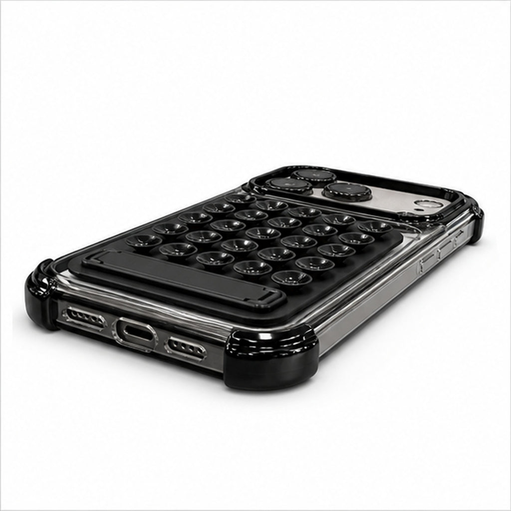 Suction Grip Kickstand Case for iPhone, side profile
