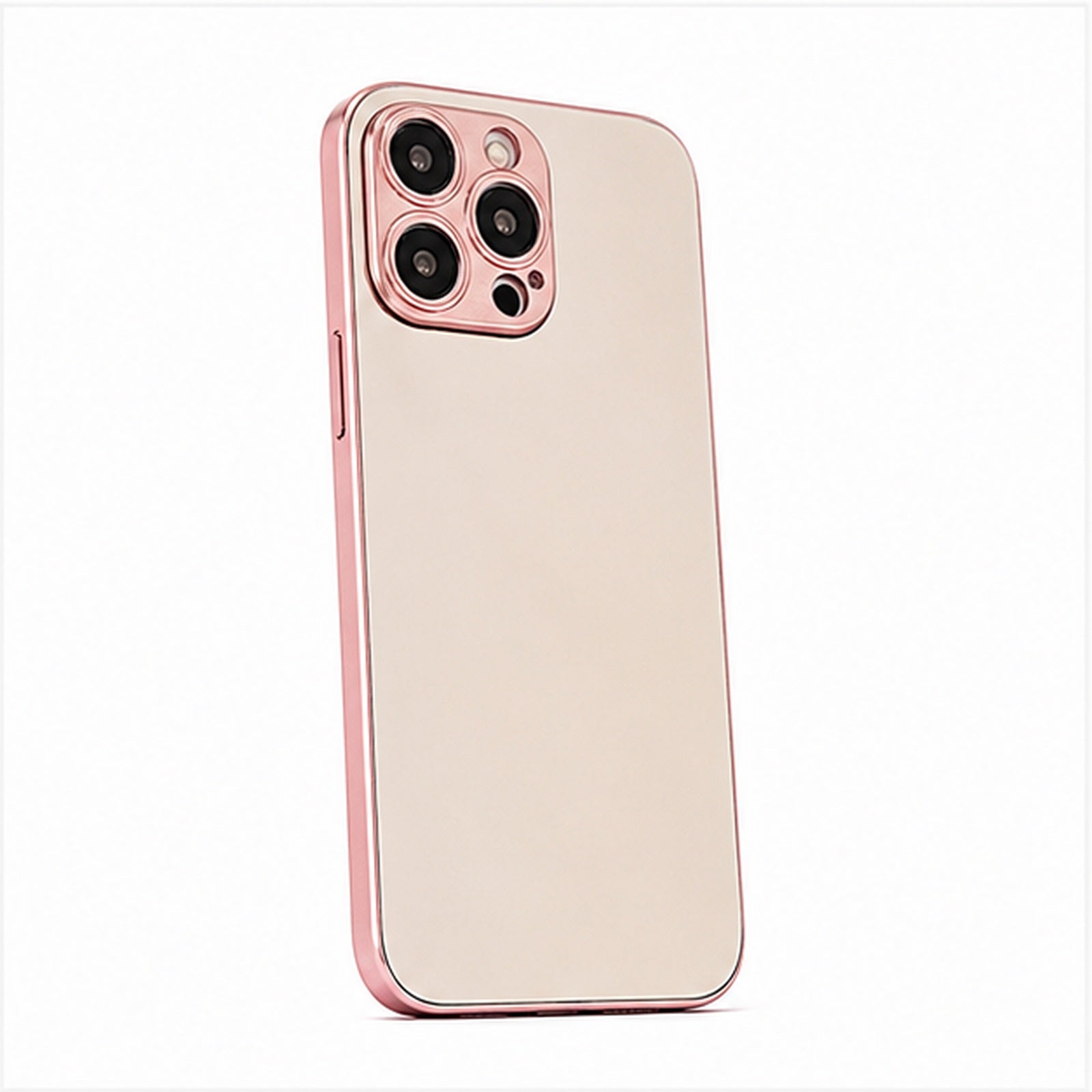 Tinted Full Mirror Case for iPhone, three-quarter studio view