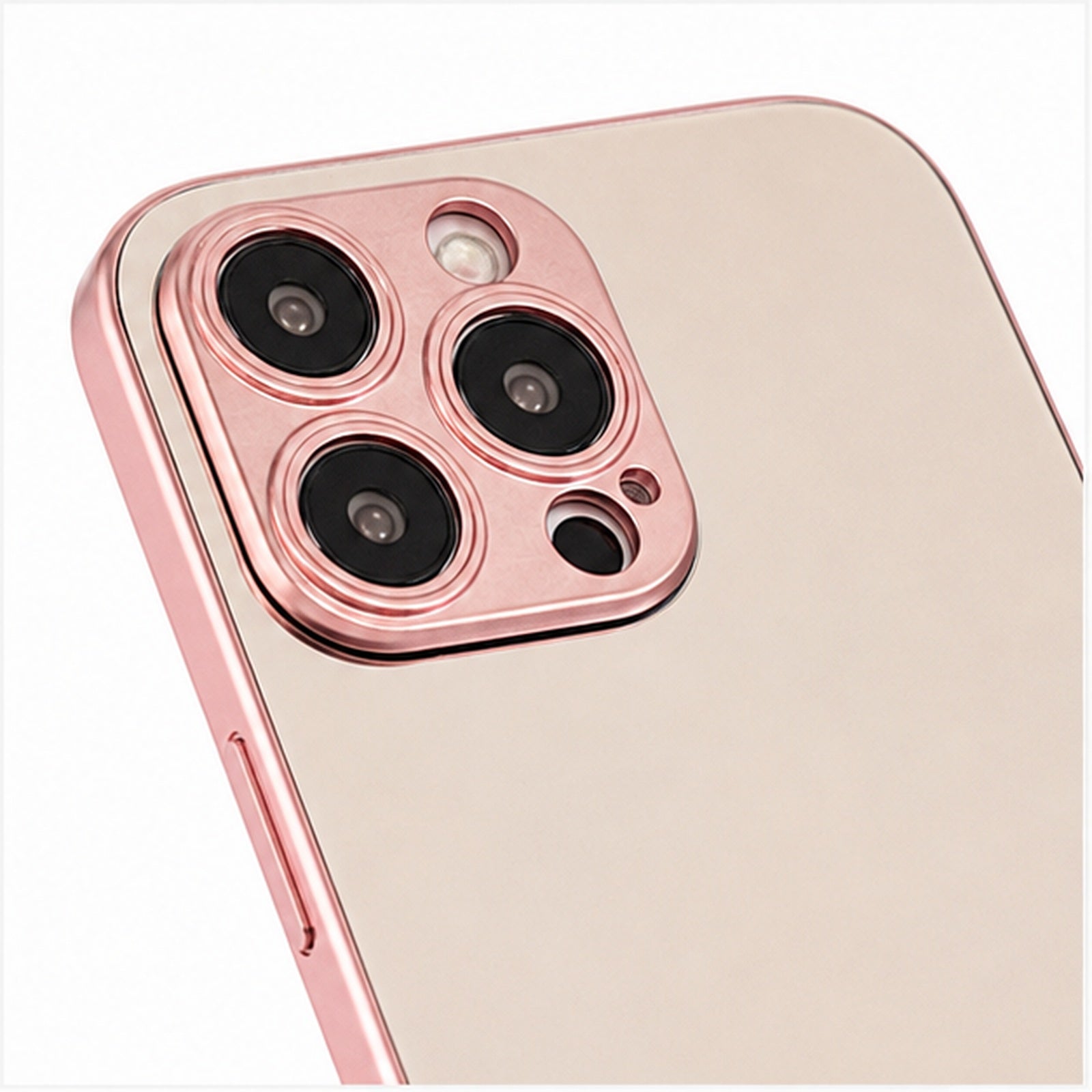 Tinted Full Mirror Case for iPhone, close-up detail