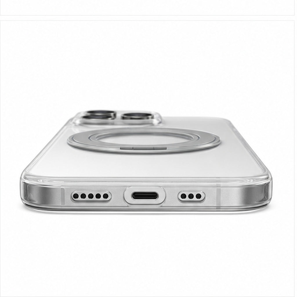 360° Magnetic Gear Stand Case for iPhone, side profile
