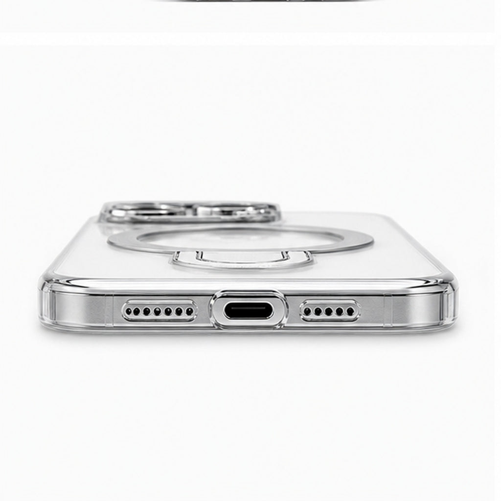 Frameless Magnetic U-Stand Case for iPhone, side profile