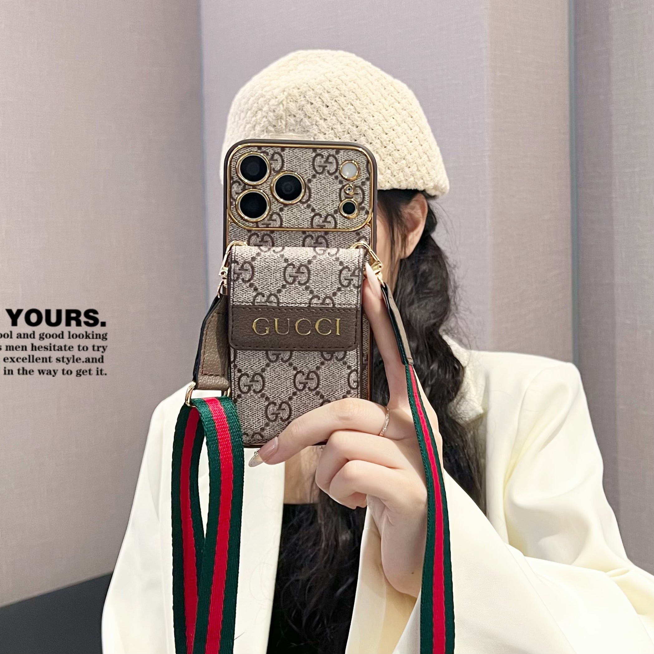 New Classic Luxury Card Holder Phone Case  012