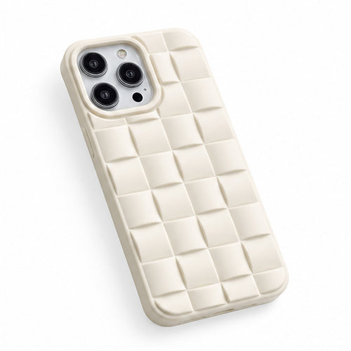 3D Woven Texture Case for iPhone, three-quarter studio view