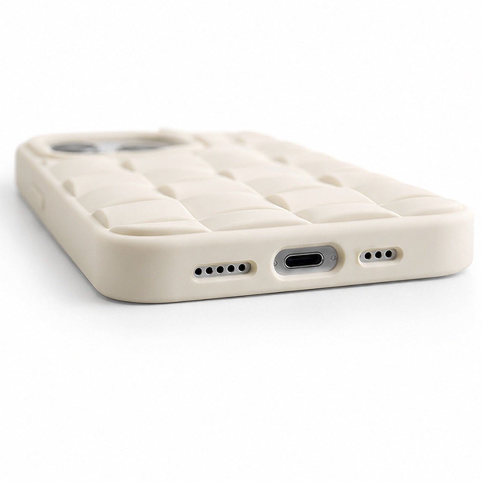 3D Woven Texture Case for iPhone, side profile