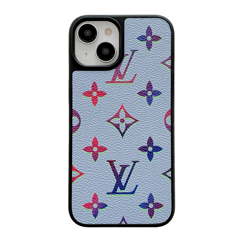 Luxury Color Leather iPhone Case