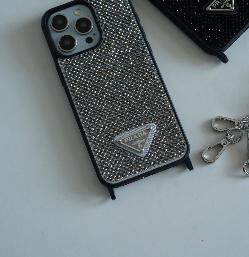 Luxury Diamond Crossbody iPhone Case