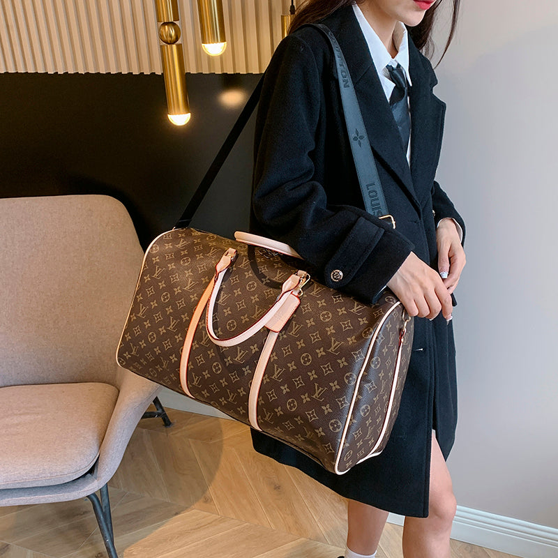 Unisex  L-Luxury Monogram Travel Bag – Elegance On the Go