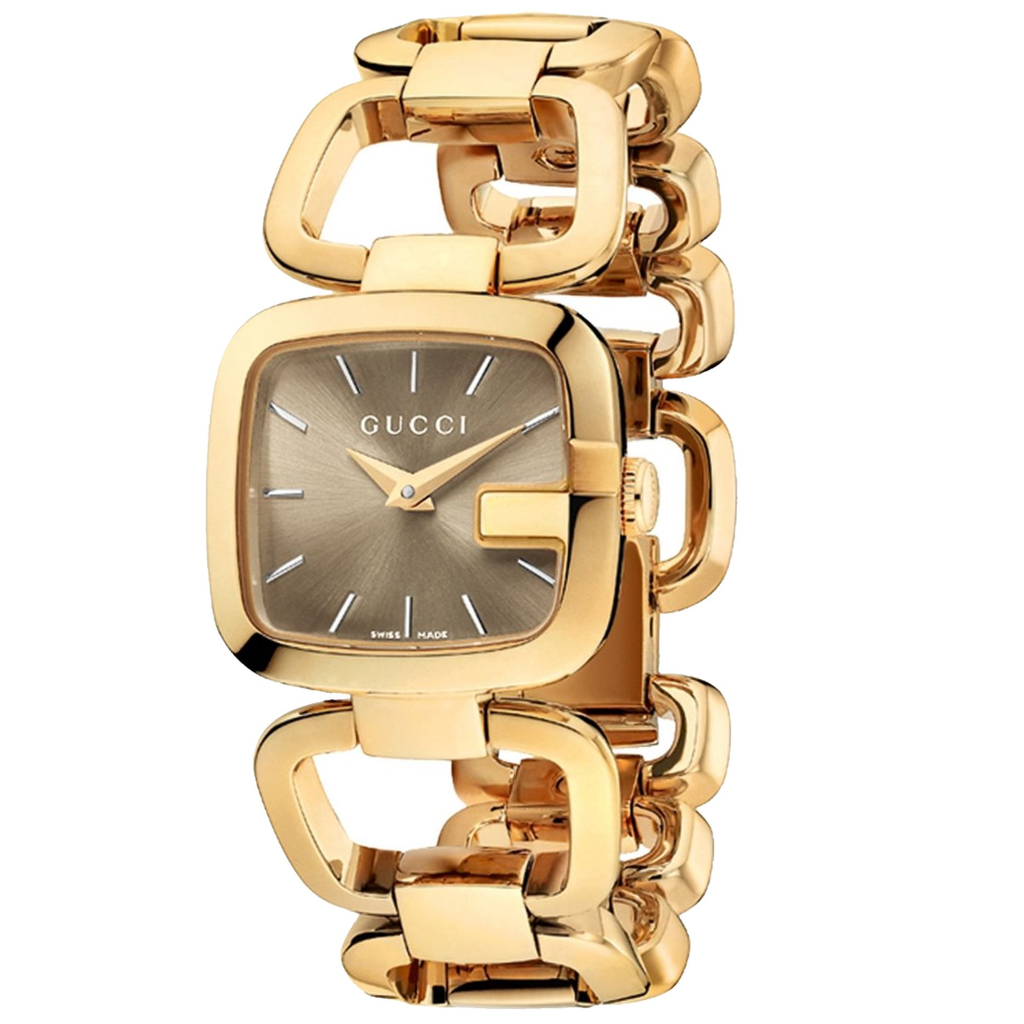 Gucci Ladies G-Gucci Gold Watch