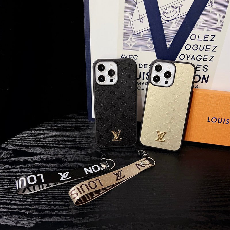 Luxury Brown Hand Chain iPhone Case
