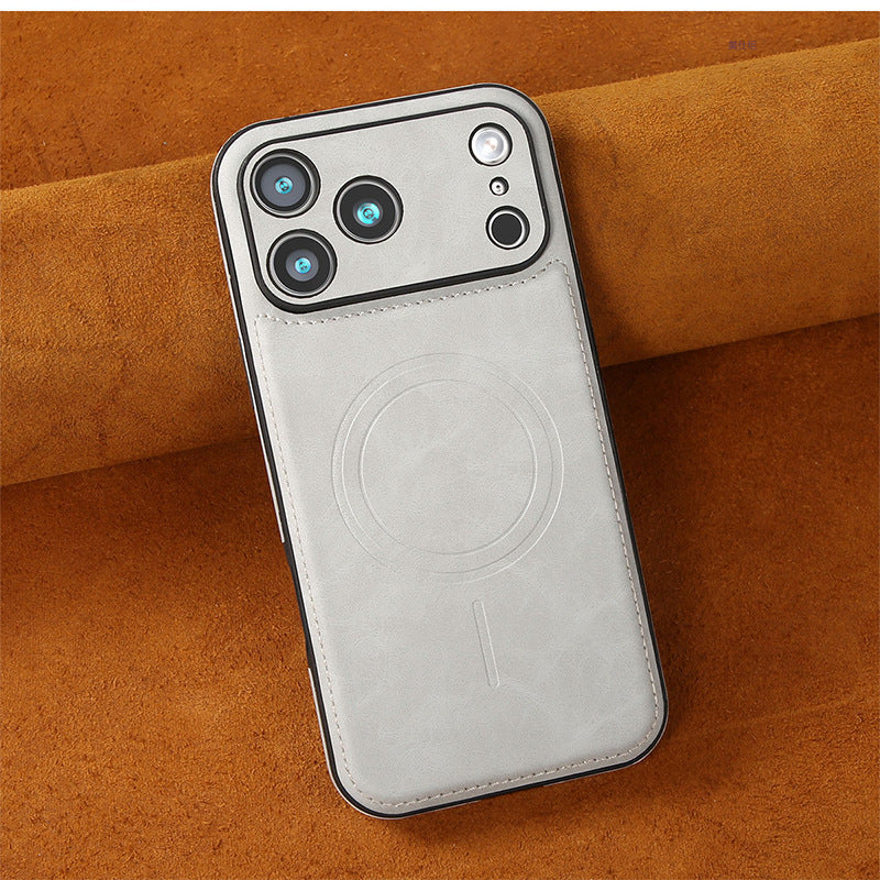 High-Quality Imitation Leather MagSafe Case