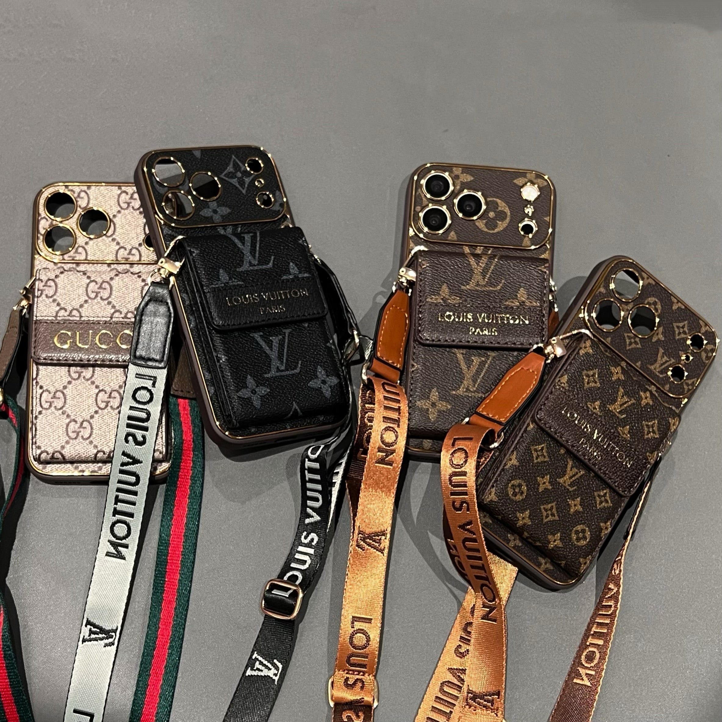 New Classic Luxury Card Holder Phone Case  012