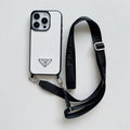 Luxury Crossbody Leather iPhone Case