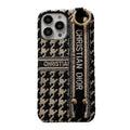 Fashion Houndstooth Wristband iPhone Case