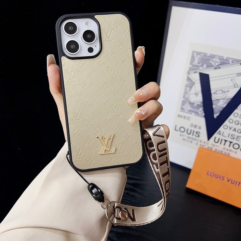 Luxury Brown Hand Chain iPhone Case