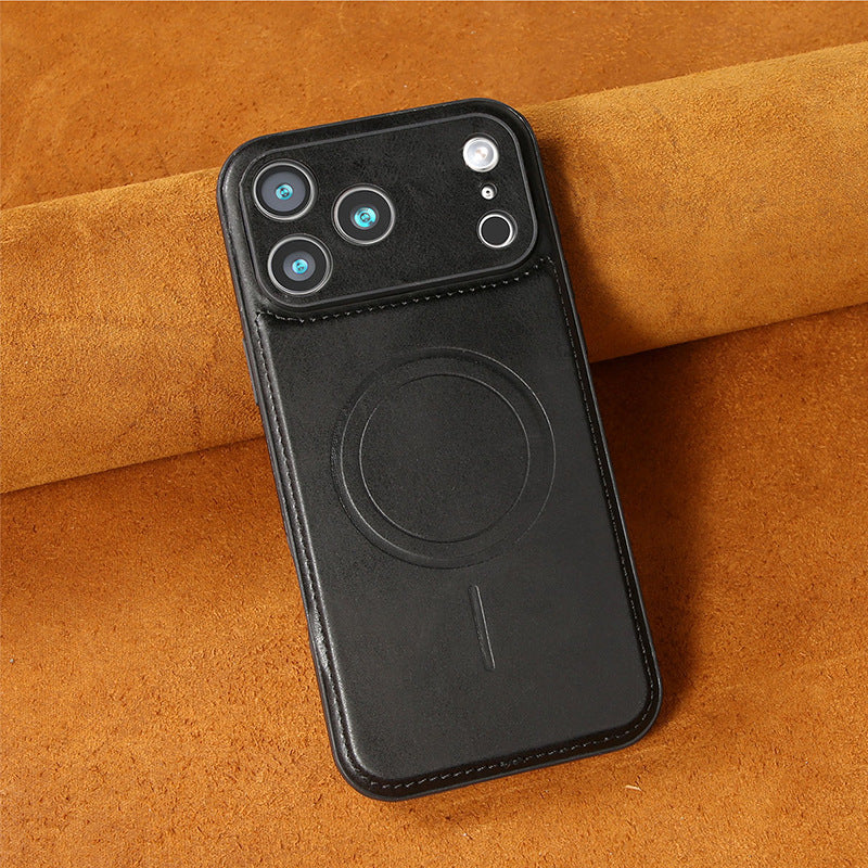 High-Quality Imitation Leather MagSafe Case