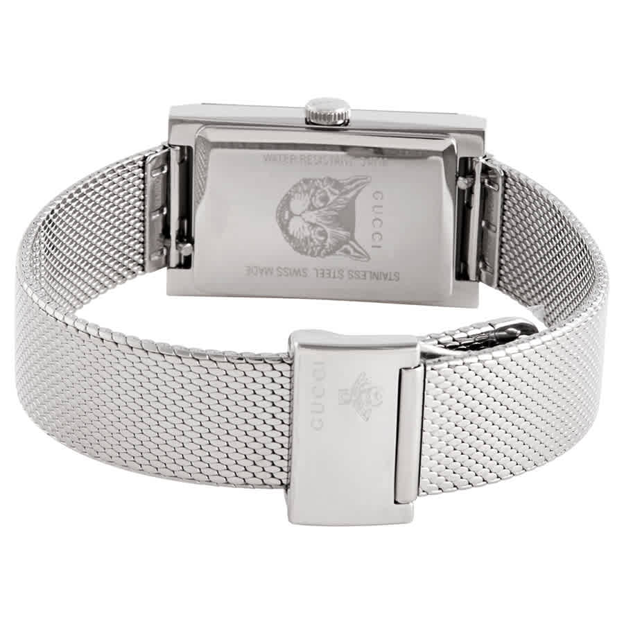 Gucci Ladies G-Frame Silver Watch