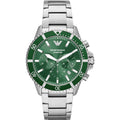 Emporio Armani Men's Watch Diver Chronograph 43mm Green