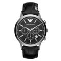 Emporio Armani Men's Renato Chronograph Watch Black