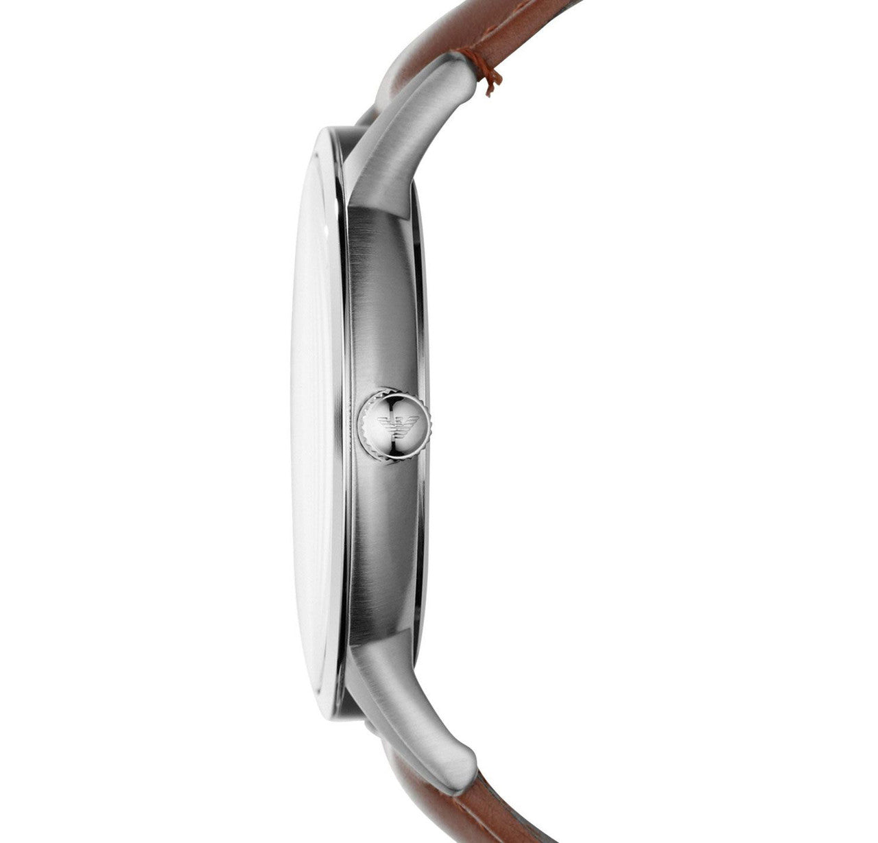Emporio Armani Men's Watch 43mm Renato Silver Brown