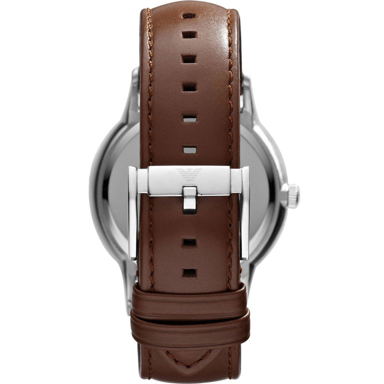 Emporio Armani Men's Watch 43mm Renato Silver Brown