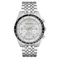 Emporio Armani Men's Tazio Chronograph Watch Silver