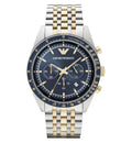 Emporio Armani Men's Tazio Chronograph Watch Two Tone