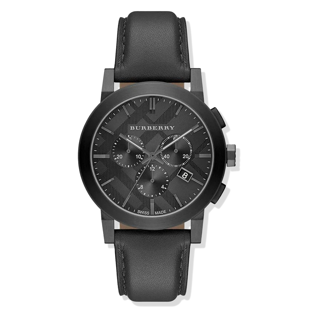 Burberry Men's The City Black Chronograph 42mm Watch