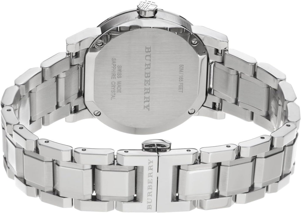 Burberry Ladies The City Silver 34mm Watch