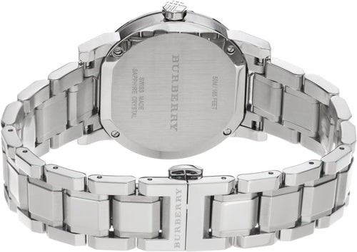 Burberry Ladies The City Silver 34mm Watch