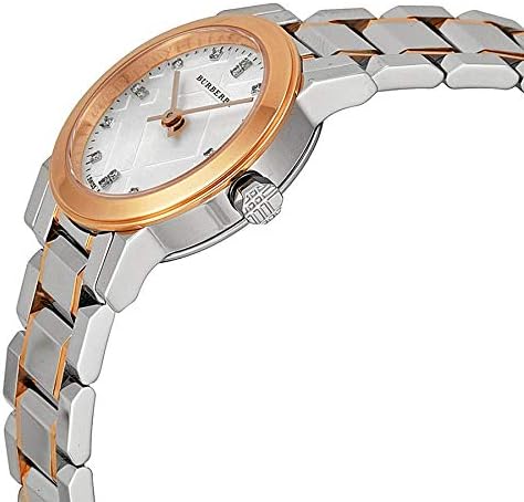 Burberry Ladies The City Diamonds Two-Tone Rose Gold 26mm Watch