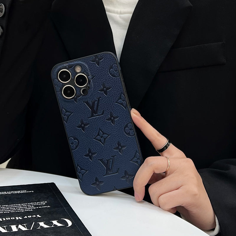 Luxury Color Leather iPhone Case