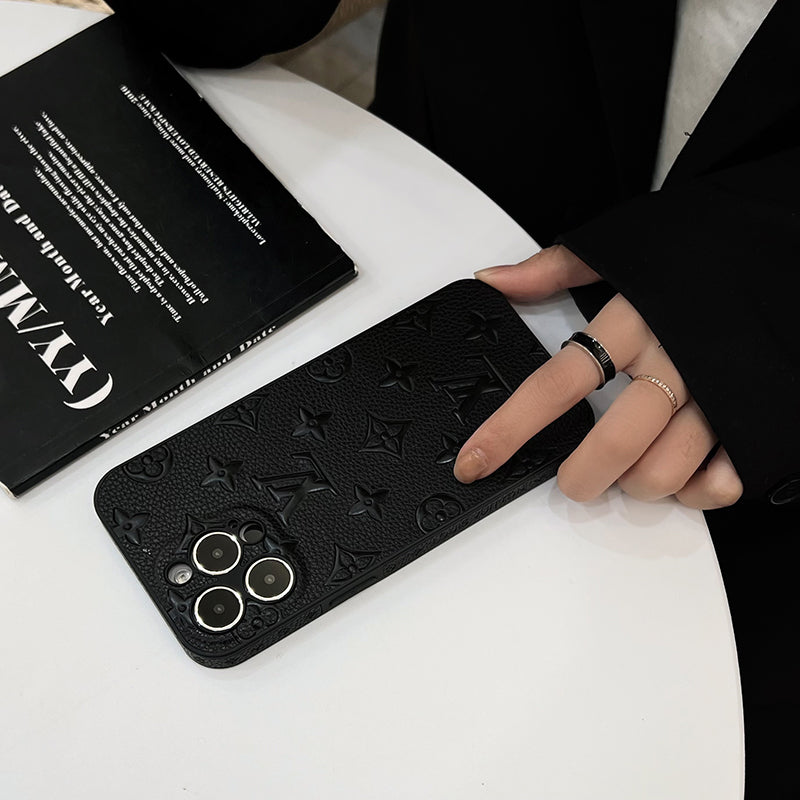 Luxury Color Leather iPhone Case