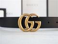 New Gold-Buckle Leather Belts for Men and Women