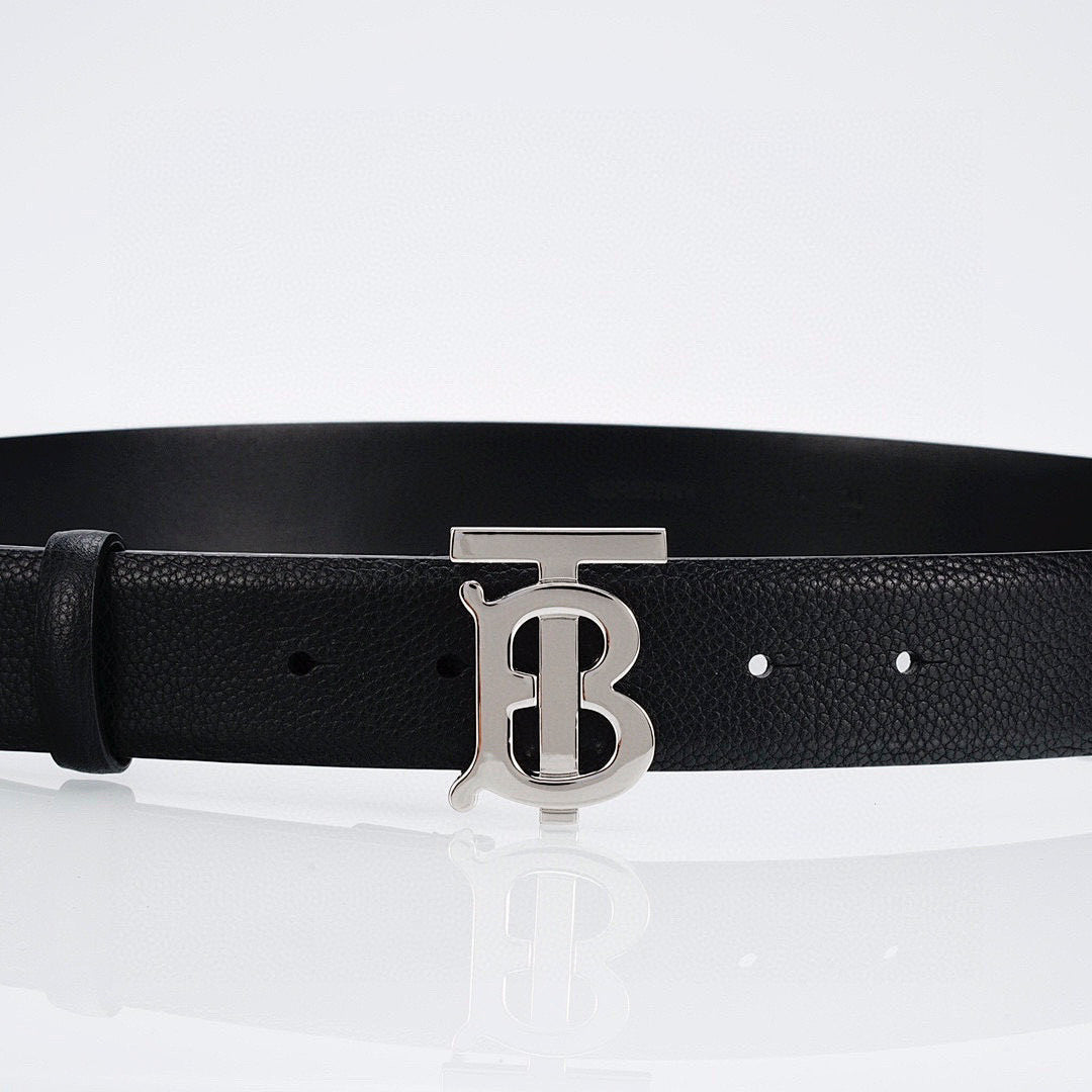 BB Belt with Silver Buckle