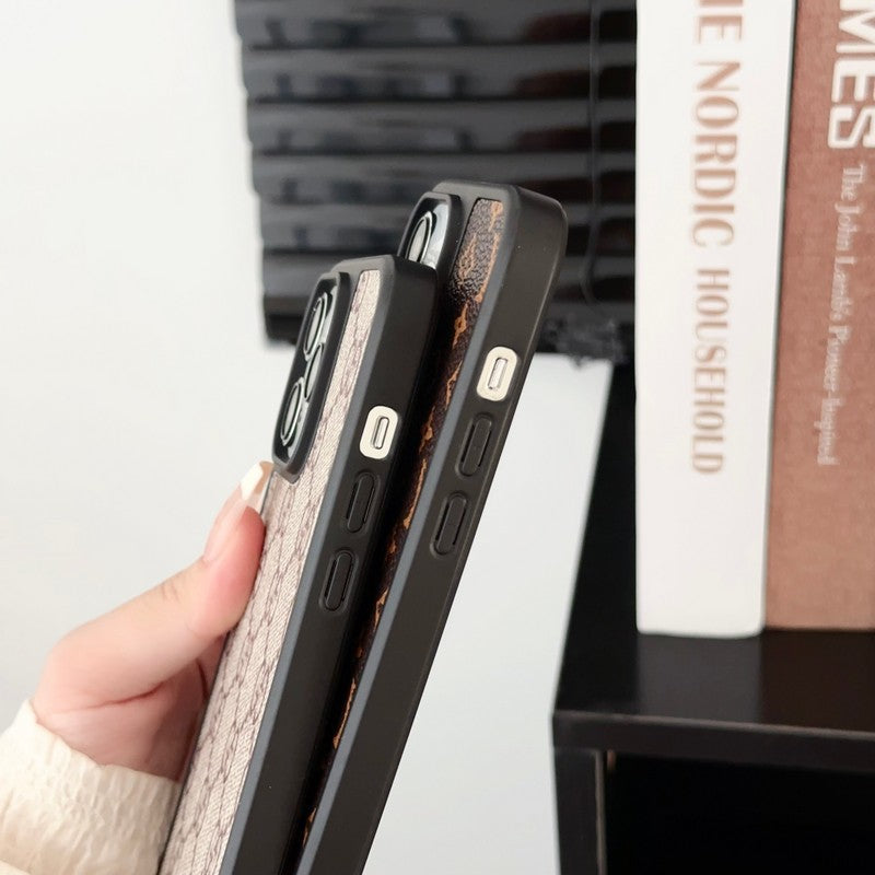 Luxury Black & White iPhone Case
