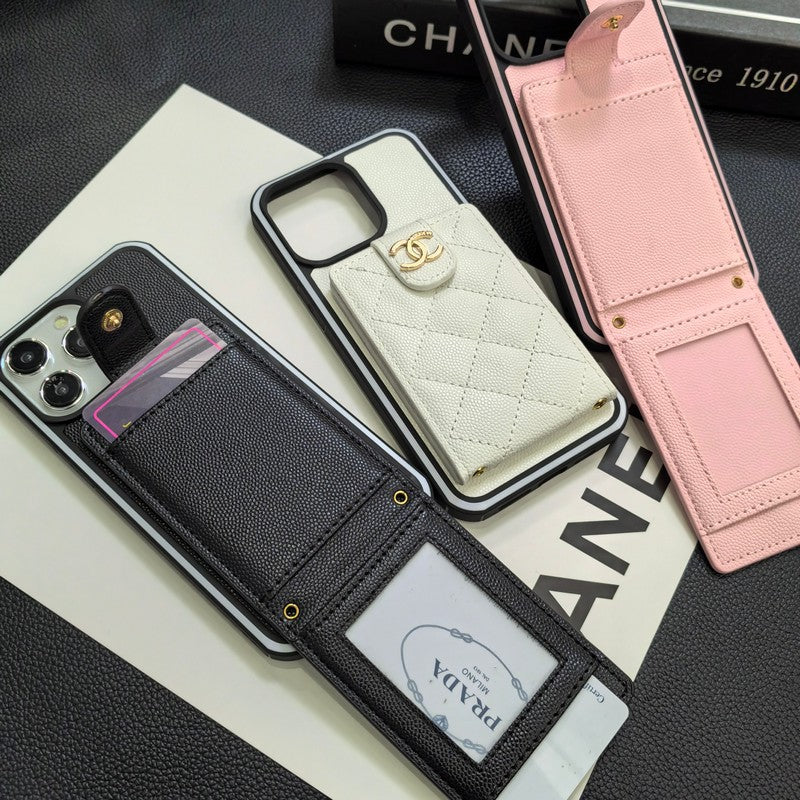 Elegant Crossbody Leather iPhone Case