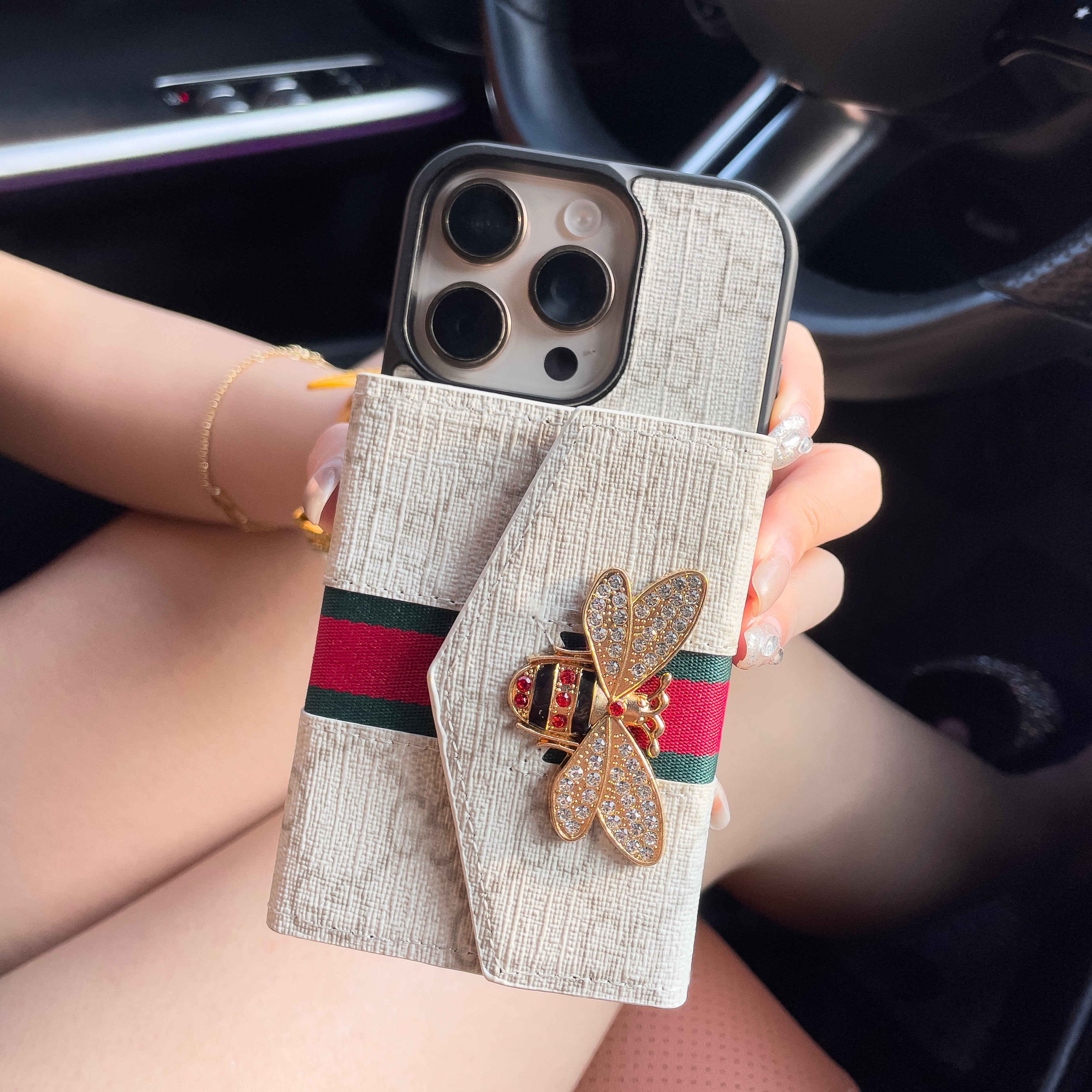 Premium Advanced Crossbody iPhone Case with Card Holder & Shoulder Strap