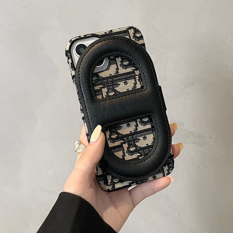 Fashion Bracket Card Bag iPhone Case