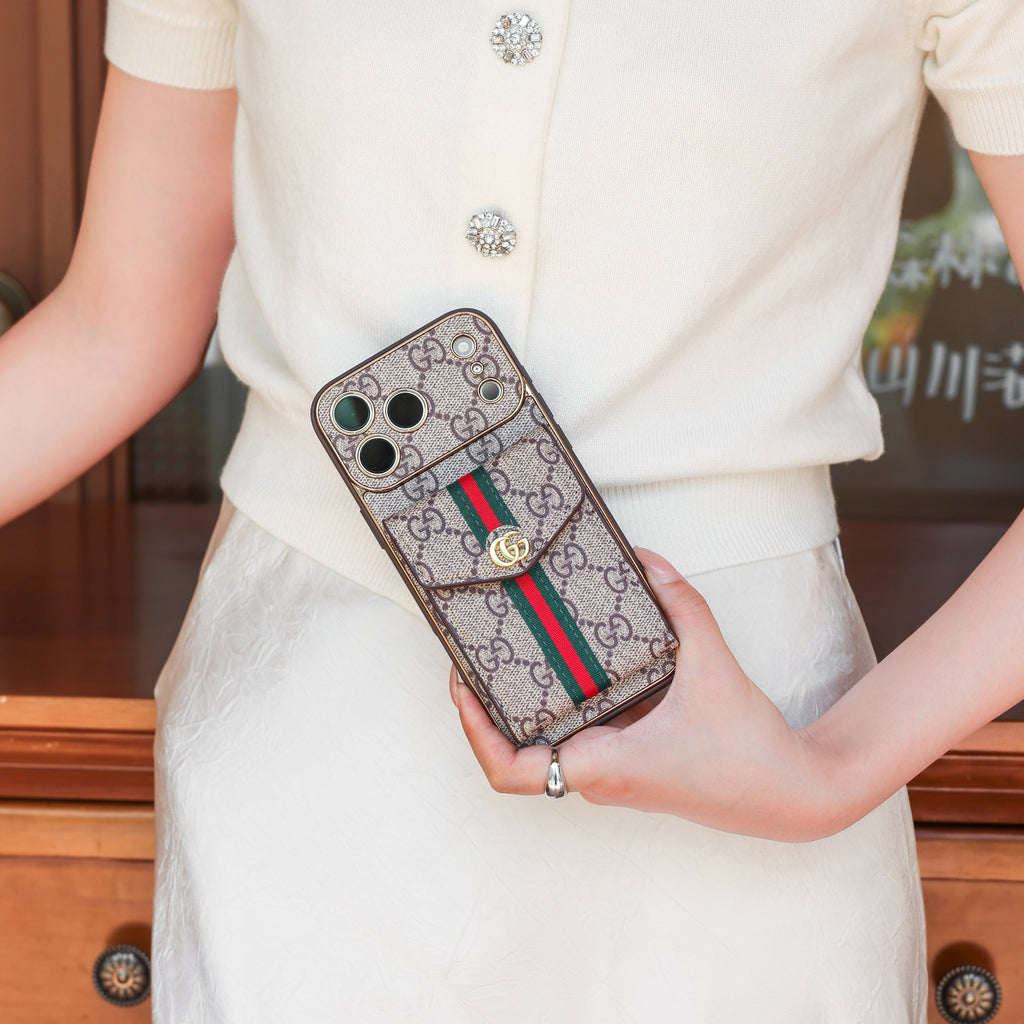 New Classic Luxury Card Holder Phone Case  011