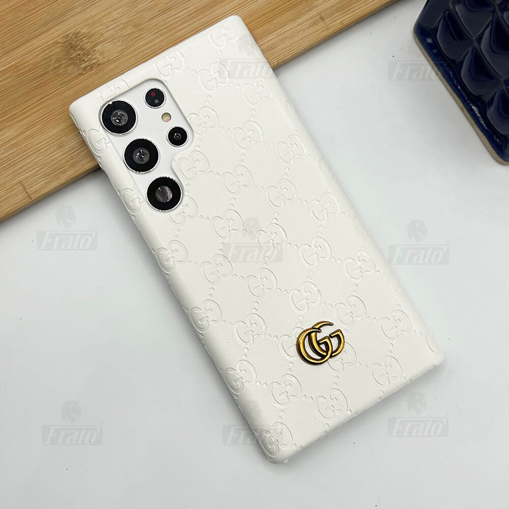 Luxury Premium Fashion Brand Leather Case For Samsung Galaxy