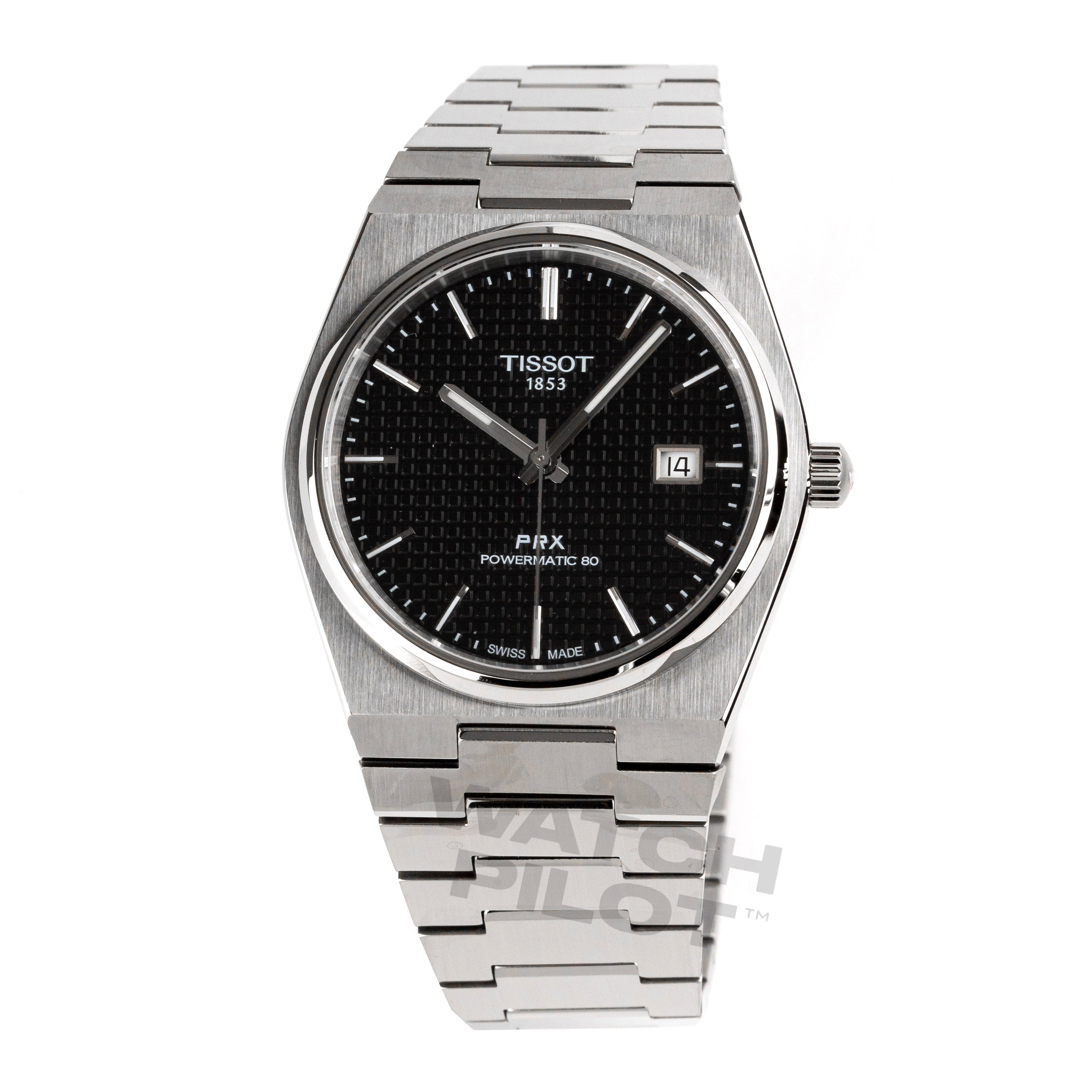 Tissot Prx Powermatic 80 Men's Black Watch