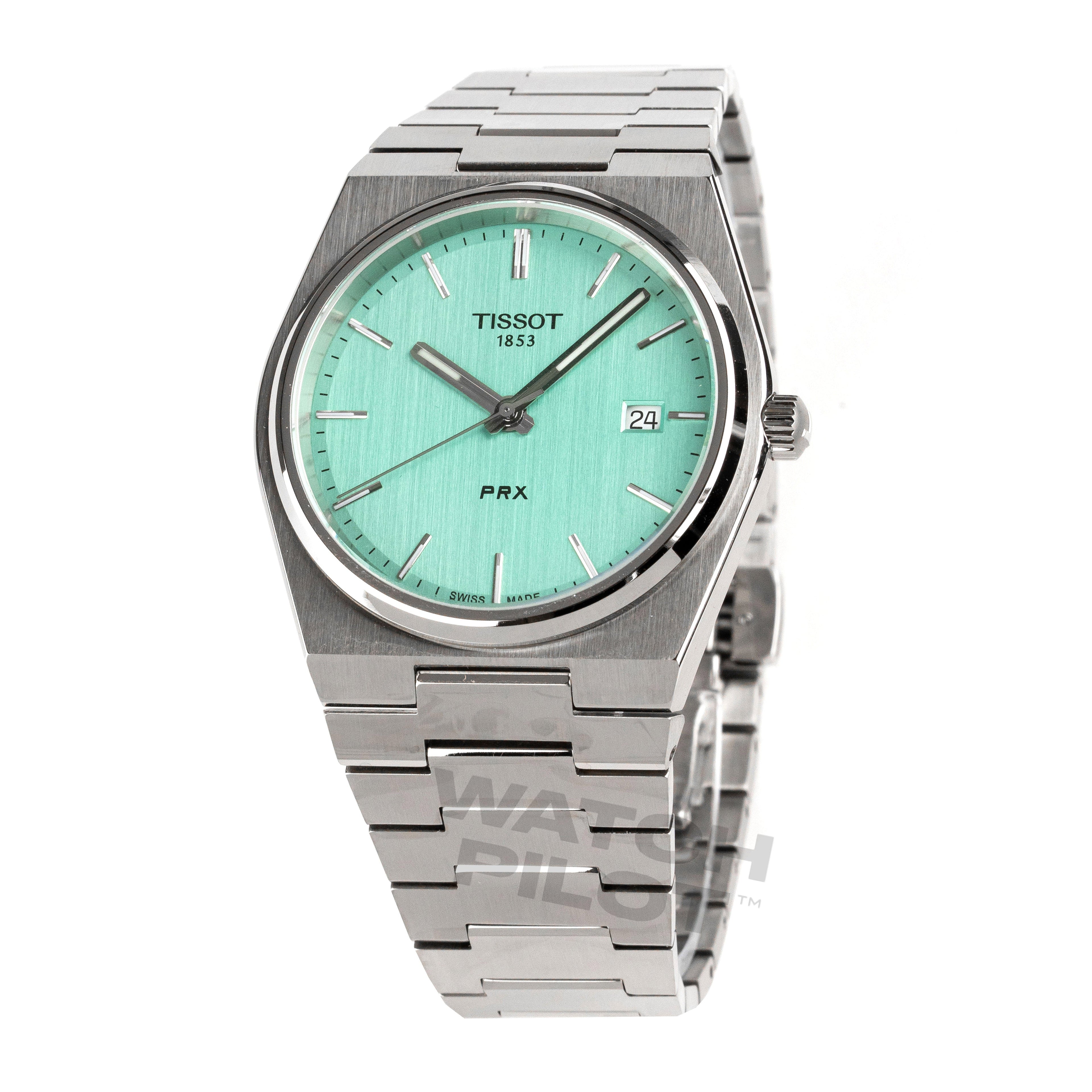 Tissot Unisex Watch PRX Mint Green