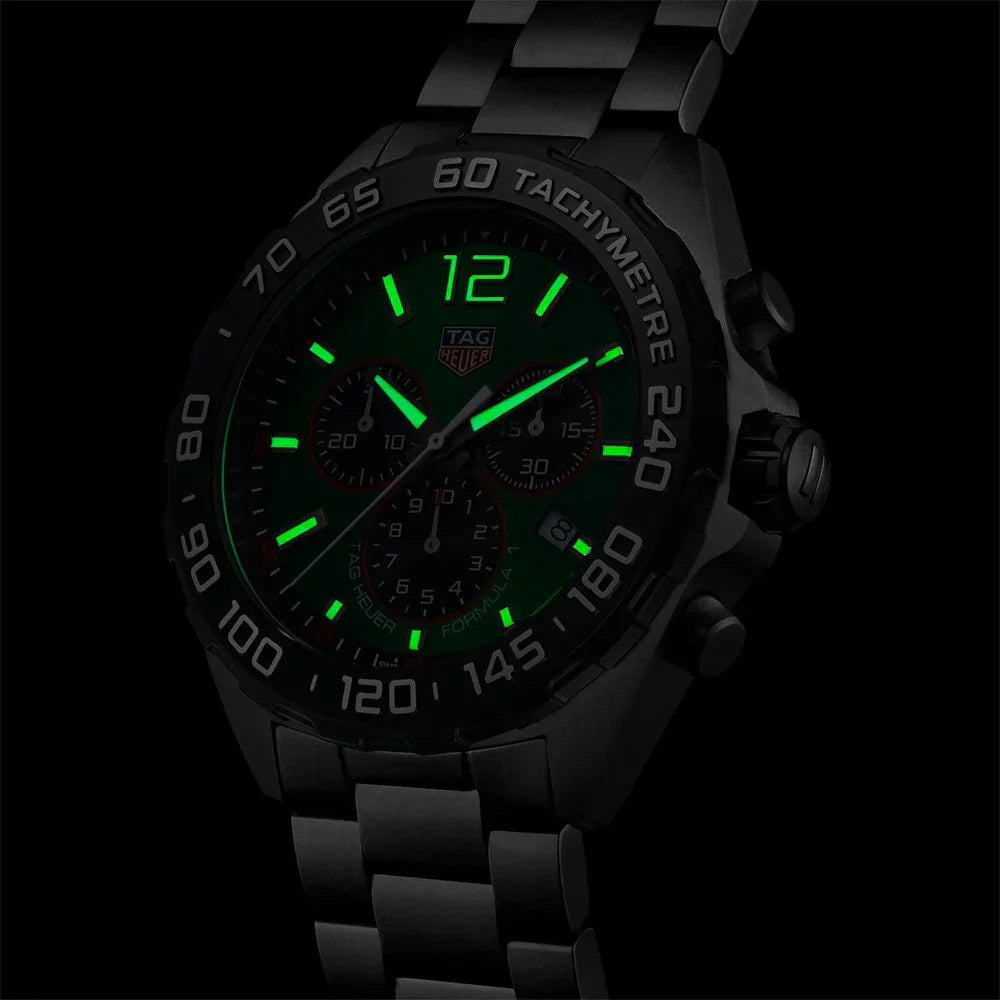 Tag Heuer Formula 1 Chronograph Men's Green Watch