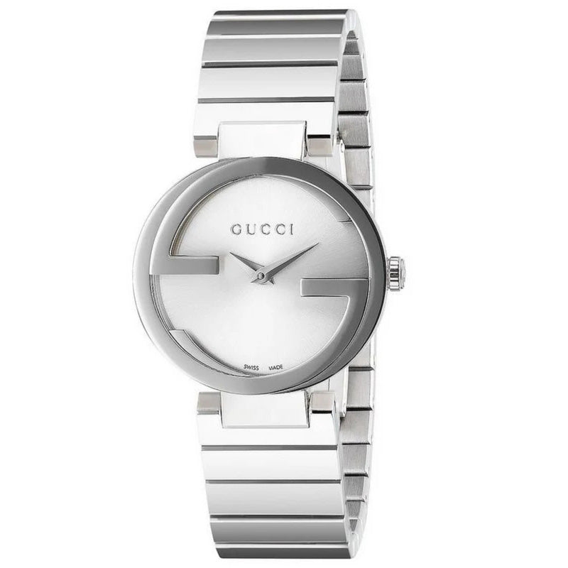 Gucci Watch Interlocking G Ladies 37mm Silver