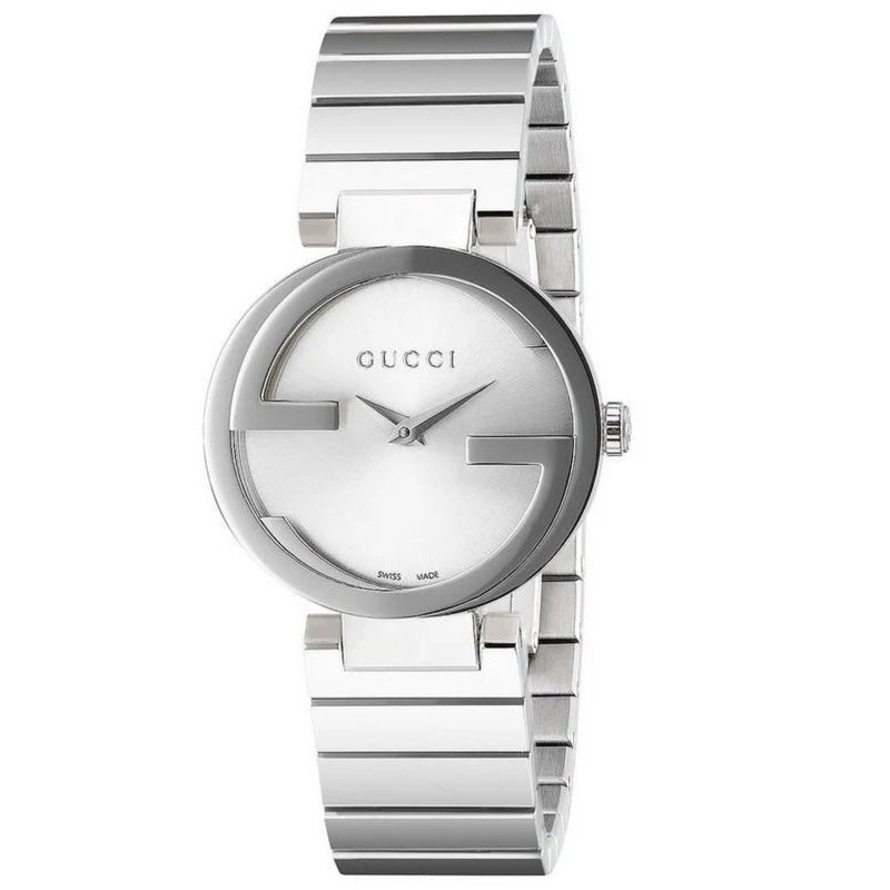 Gucci Watch Interlocking G Ladies 29mm Silver