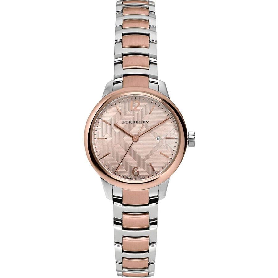 Burberry Ladies Classic Rose Gold 32mm Watch