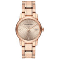 Burberry Ladies Diamond Rose Gold 34mm Watch