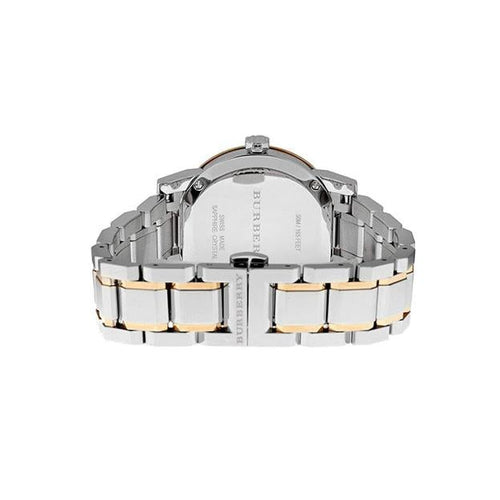 Burberry Ladies Diamonds Two-Tone 34mm Watch