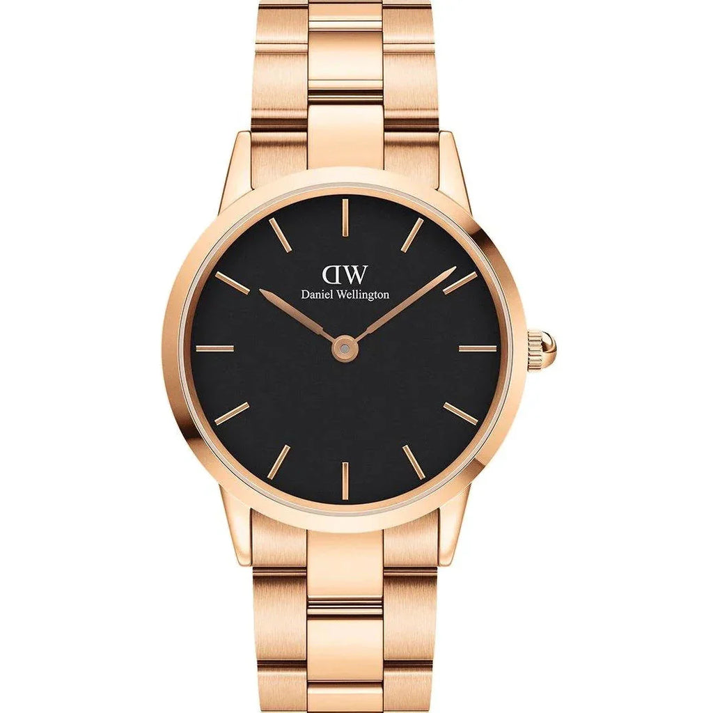 Daniel Wellington Iconic Link Ladies Rose Gold Watch